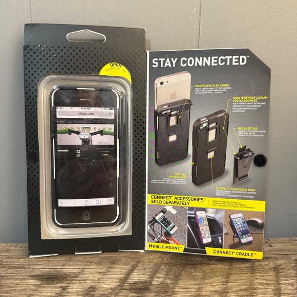 NIB Nite Ize Connect Case Cell Phone Cover In Black - iPhone 5/5S - Picture 3 of 3